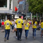 Unsere Promoter im Einsatz für Catch The Sixty in der Ulmer Innenstadt (25. Juli 2015)