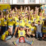 Das Wild Emotion Events Promotion-Team in Freiburg (11. Juli 2015)