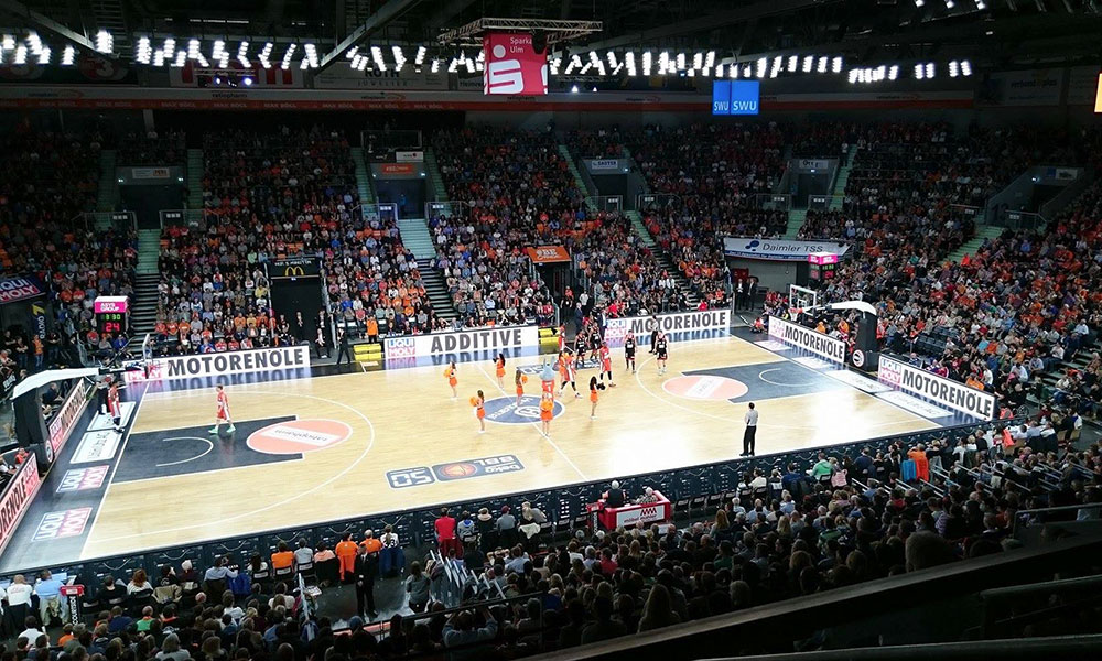 Das Auftaktspiel gegen Würzburg in der ratiopharm Arena Ulm