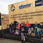 Promotion-Einsatz für das Radio7 Drachenkinder-Projekt