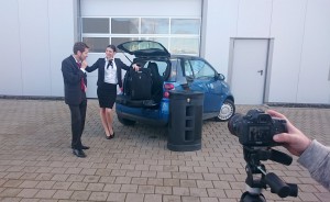 Making-Of-Foto des Shootings zur WindScape-Kampagne der Braun Digitaldruck Ulm GmbH