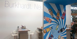 Stand des Unternehmens Burkhardt Fruchtsäfte auf der Intergastra 2016