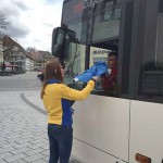 Ein kleines Präsent für den Busfahrer zu Ostern 2016