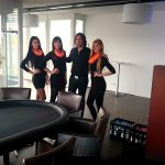 Wild Emotion Events VIP-Hostessen am Pokertisch bei der epex group in Ulm