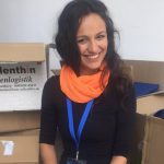 Unsere Hostess während der Vorbereitung auf den 9. Deutschen Orchesterwettbewerb in Ulm