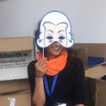 Unsere Hostess während der Vorbereitung auf den 9. Deutschen Orchesterwettbewerb in Ulm