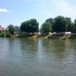 Donauufer während des Internationalen Donaufestes 2016