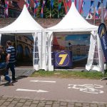 Radio7-Stand beim Internationalen Donaufest 2016