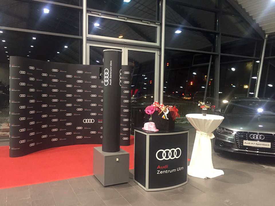 Die WILDE Fotobox beim Audi-Zentrum Ulm