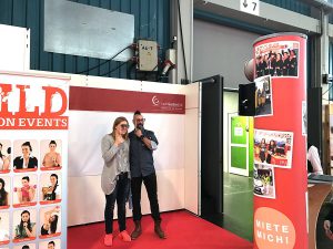 Die Wild Emotion Events Fotobox auf der FachGastroSüd 2017 in Ulm