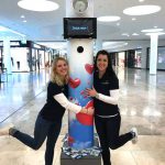 Wild Emotion Events Promoterinnen mit unserer Fotobox in der Glacis Galerie (Valentinstag 2017)