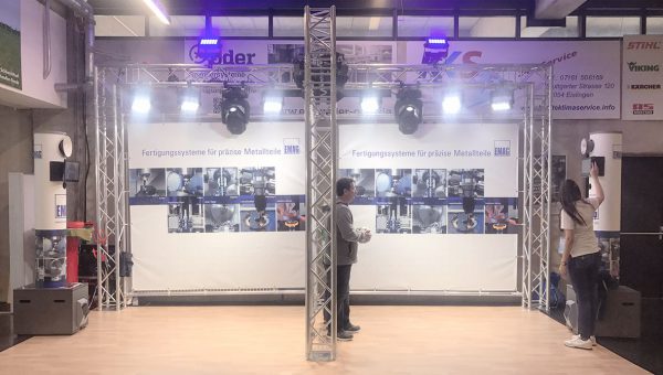 Die WILDEN Fotoboxen in der ews Arena in Göppingen für die EMAG GmbH & Co. KG