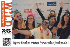 Die WILDE Fotobox bei der Fuck Cancer - Spendengala im Bürgerhaus Senden